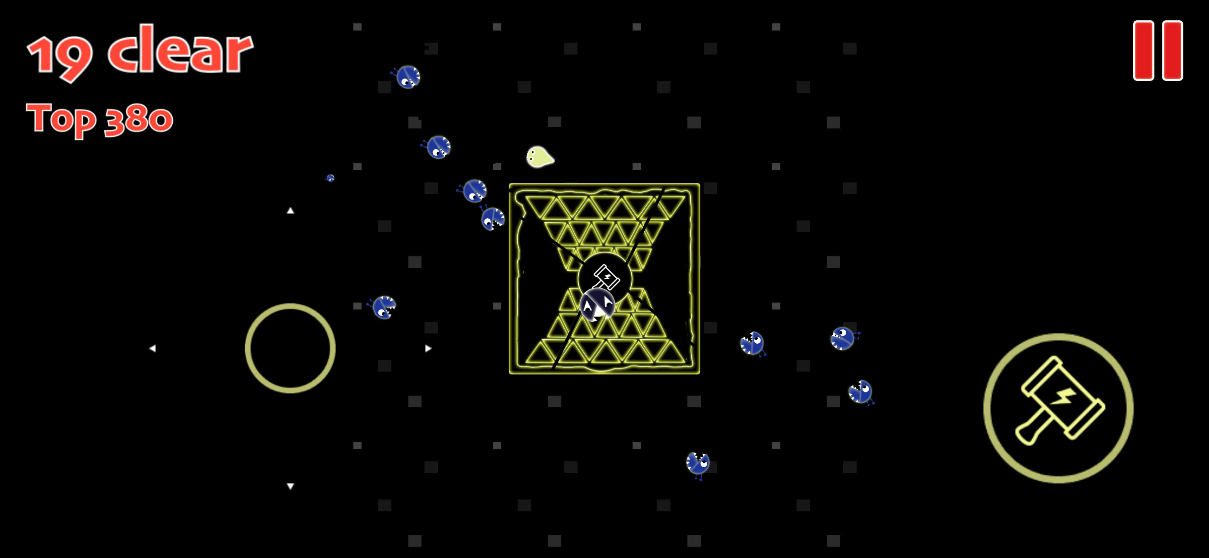 Temple Defender gameplay with nineteen cleared