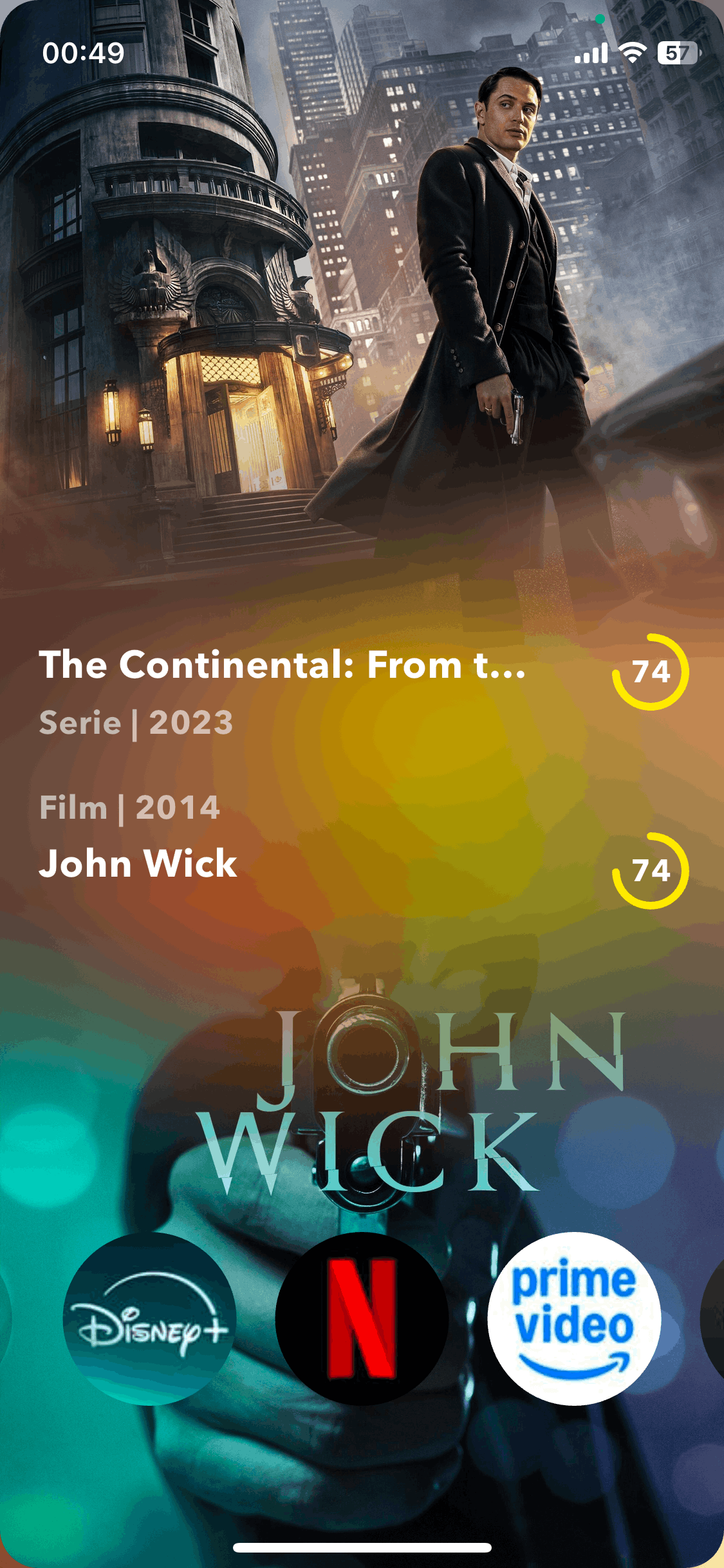 WatchBox John Wick detail screen